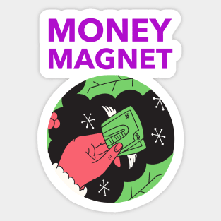 Money Magnet Sticker